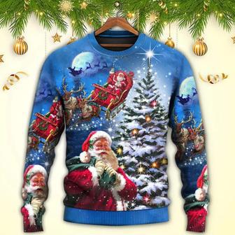 Christmas Santa Claus Story Happy Christmas Is Coming Art Style Ugly Christmas Sweater | Favorety DE