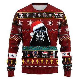 Christmas Star Wars Dark Vader Lover Gift – Sweater – Ugly Christmas Sweater | Favorety AU