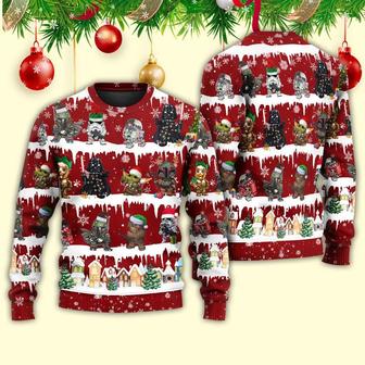 Christmas Star Wars Darth Vader Mandalorian Christmas – Sweater – Ugly Christmas Sweaters – Owl Ohh | Favorety