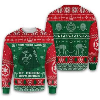 Christmas Star Wars Darth Vader – Sweater – Ugly Christmas Sweaters | Favorety