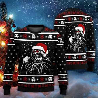 Christmas Star Wars Santa Vader – Sweater – Ugly Christmas Sweater, Jumpers | Favorety