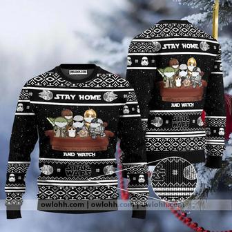 Christmas Star Wars Stay Home and Watch Star Wars Movies – Sweater | Favorety AU