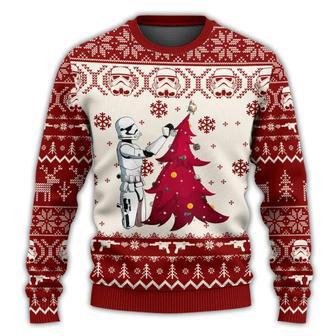 Christmas Star Wars Stormtrooper Make It A December To Remember – Sweater | Favorety