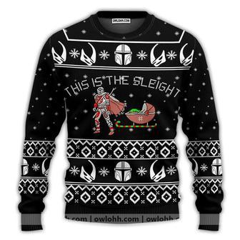 Christmas Star Wars This Is The Sleight Baby Yoda – Sweater – Ugly Christmas Sweater | Favorety AU