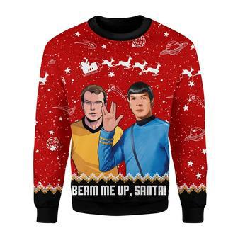 Christmas Sweater Beam Me Up Santa | Favorety CA