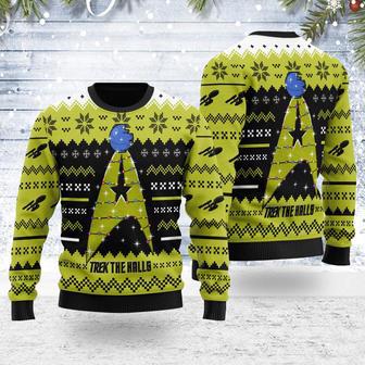 Christmas Sweater Star Trek The Halls Yellow | Favorety UK