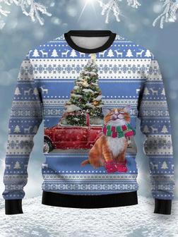 Christmas Tree Cat Print – Ugly Sweater Christmas | Favorety CA