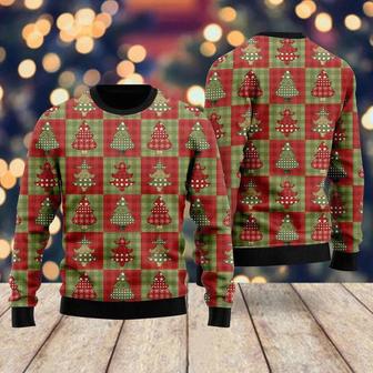 Classic Christmas Tree Pattern Ugly Christmas Sweater For Men & Women | Favorety CA