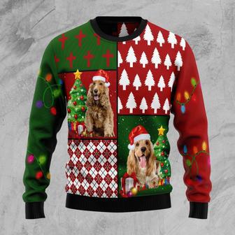 Cocker Spaniel Hohoho Ugly Christmas Sweater | Favorety