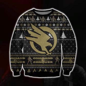 Command Conquer Print Ugly Christmas Sweater | Favorety