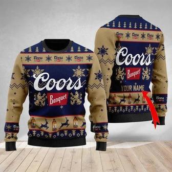 Coors Banquet Custom Ugly Christmas Sweater, Jumpers | Favorety UK