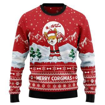 Corgi Merry Xmas Ugly Christmas Sweater, Jumper for men and women | Favorety UK