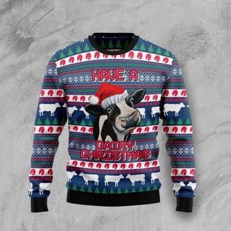 Cow Dairy Ugly Christmas Sweater | Favorety CA