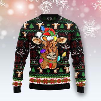 Cow With Santa Ugly Christmas Sweater | Favorety UK