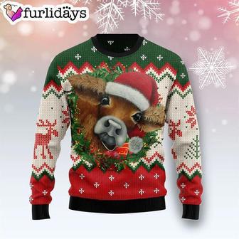 Cow Xmas Ugly Christmas Sweater, Jumper – Lover Xmas Sweater Gift | Favorety CA