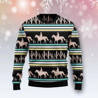 Cowboy Cactus Ugly Christmas Sweater | Favorety CA