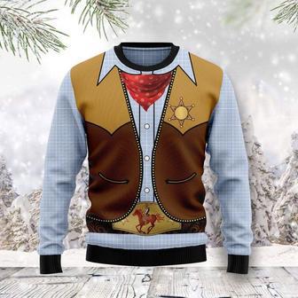 Cowboy Costime Ugly Christmas Sweater | Favorety AU