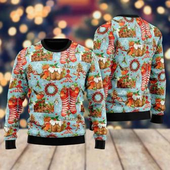 Cozy Robin Bird Christmas Ugly Christmas Sweater, Jumper For Men & Women | Favorety