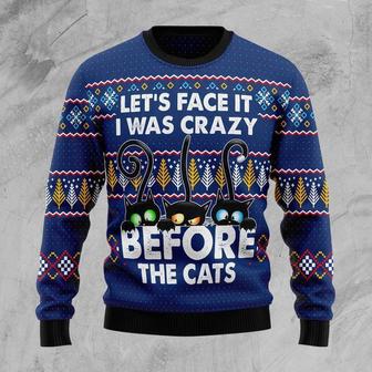 Crazy Cat Ugly Christmas Sweater | Favorety UK