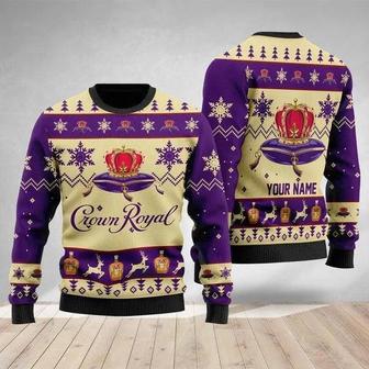 Crown Royal Custom Ugly Christmas Sweater, Jumpers | Favorety