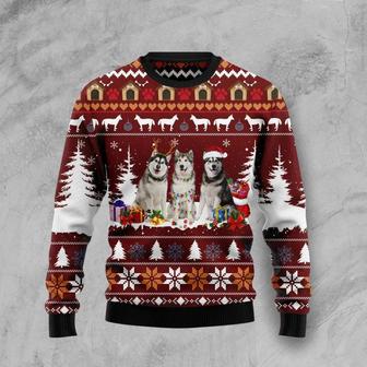Cute Alaskan Ugly Christmas Sweater, Jumper, Christmas apparel, Christmas gift for adult | Favorety UK