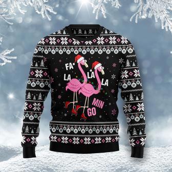 Cute Flamingo Ugly Christmas Sweater | Favorety