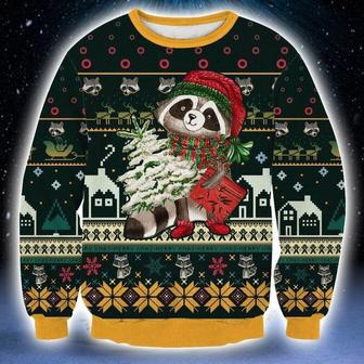 Cute Raccoon Ugly Christmas Sweater | Favorety UK