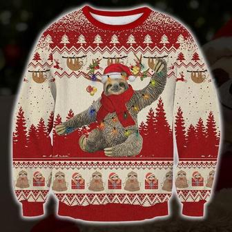 Cute Sloth Ugly Christmas Sweater | Favorety