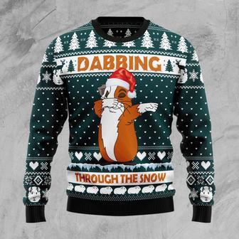 Dabbing Through The Snow Ugly Christmas Sweater | Favorety DE