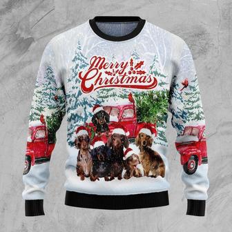 Dachshund Merry Ugly Christmas Sweater | Favorety CA