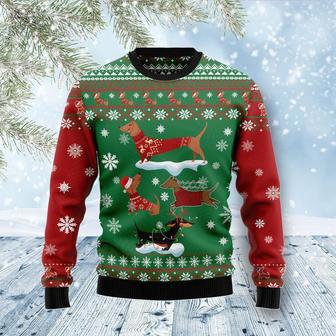 Dachshund Snow Day Ugly Christmas Sweater | Favorety UK