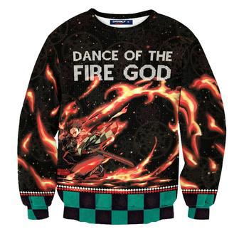 Dance Of The Fire God Ugly Christmas Sweater | Favorety UK