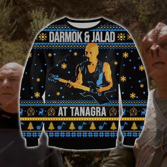 Darmok And Jalad At Tanagra Knitting Pattern Print Ugly Christmas Sweater | Favorety UK