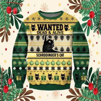 Dead Alive Schrodingers Cat Ugly Christmas Sweater | Favorety UK