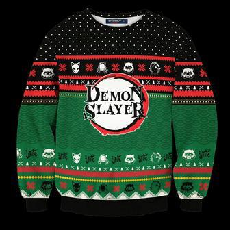 Demon Slayer Holiday Ugly Christmas Sweater | Favorety