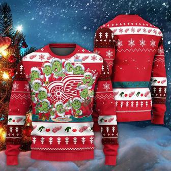 Detroit Red Wings 12 Grinch Xmas Day ,Ugly Sweater Party,ugly sweater ideas | Favorety DE