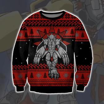 Digimon Wargreymon Print Ugly Christmas Sweater | Favorety DE