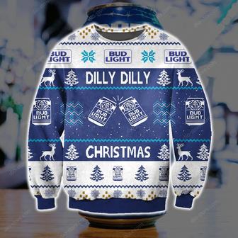 Dilly Dilly Bud Light Knitting Pattern Print Ugly Christmas Sweater | Favorety AU