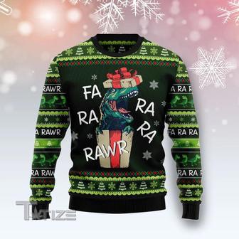 Dinosaur Color Ugly Christmas Sweater | Favorety DE