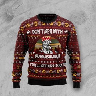 Dinosaur Mom Ugly Christmas Sweater | Favorety AU