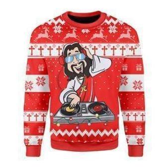 DJ Jesus Ugly Christmas Sweater | Favorety AU