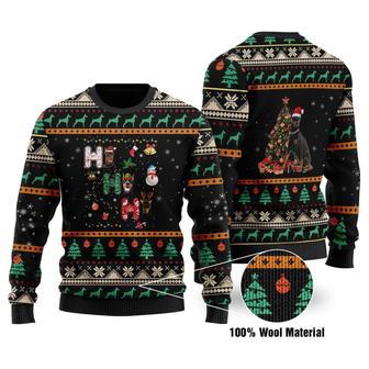 Doberman Christmas Printed Ugly Christmas Sweater | Favorety AU