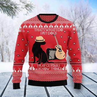 Dog Guitar Ugly Christmas Sweater | Favorety DE