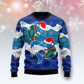 Dolphin Couple Ugly Christmas Sweater | Favorety CA