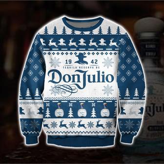 Don Julio Knitting Pattern Print Ugly Christmas Sweater | Favorety CA