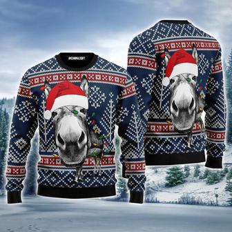 Donkey Ugly Sweater, Donkey Funny Christmas Ugly Sweater For Men & Women | Favorety AU