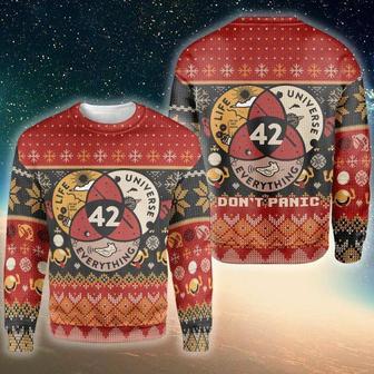 Dont Panic Ugly Christmas Sweater | Favorety DE