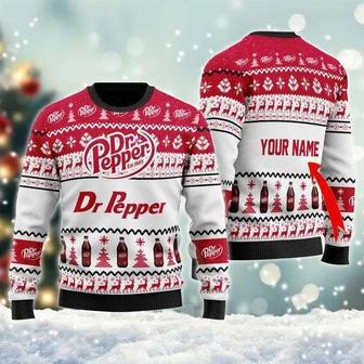 Dr Pepper Classic Custom Ugly Christmas Sweater, Jumpers | Favorety UK