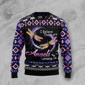 Dragonfly Angels Ugly Christmas Sweater | Favorety UK