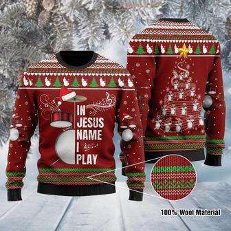 Drum In Jesus Ugly Christmas Sweater | Favorety DE